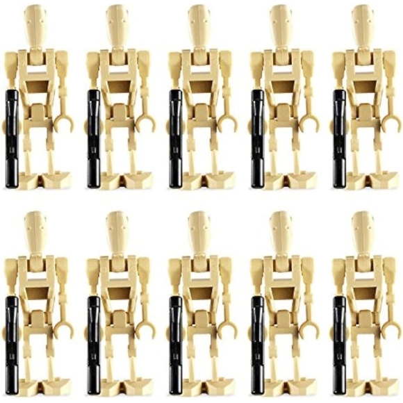 LEGO 100 Battle Droid Minifig Lot Star Wars Figures Minifigures/Polybag